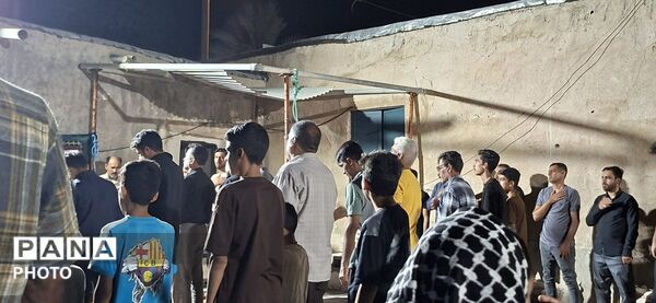 سوگواری ایام پایانی ماه صفر در روستای بناب