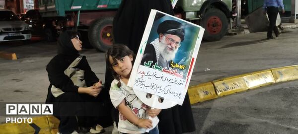 مراسم راهپیمایی و عزاداری برای تشییع رهبر شهید در گچساران 