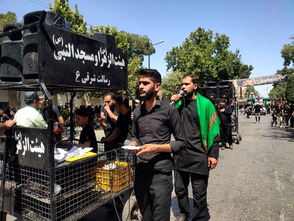 مراسم عزاداری عاشورای حسینی در شهرستان نیشابور 