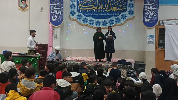 مراسم ولادت امام علی (ع)و سالگرد شهادت حاج قاسم سلیمانی در مسجد چهارده معصوم الغدیر