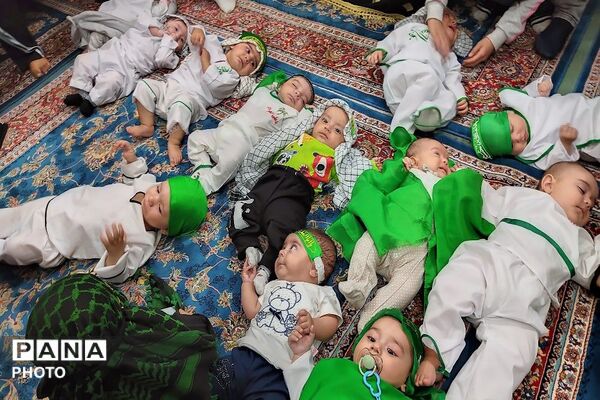 همایش بزرگ شیرخوارگان حسینی در شهر بار نیشابور 