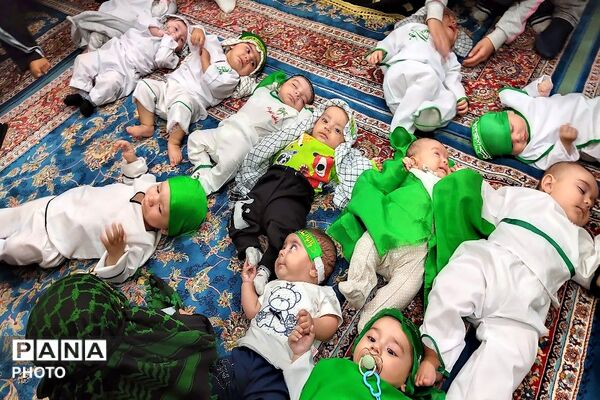 همایش بزرگ شیرخوارگان حسینی در شهر بار نیشابور 