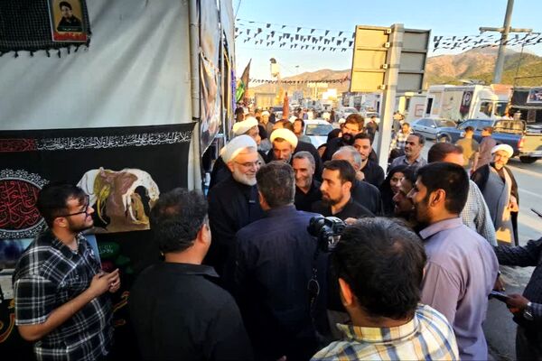 بازدید میدانی نماینده ولی‌فقیه و مدیر سازمان دانش‌آموزی استان کردستان از محل موکب‌های مستقر در مرز باشماق مریوان