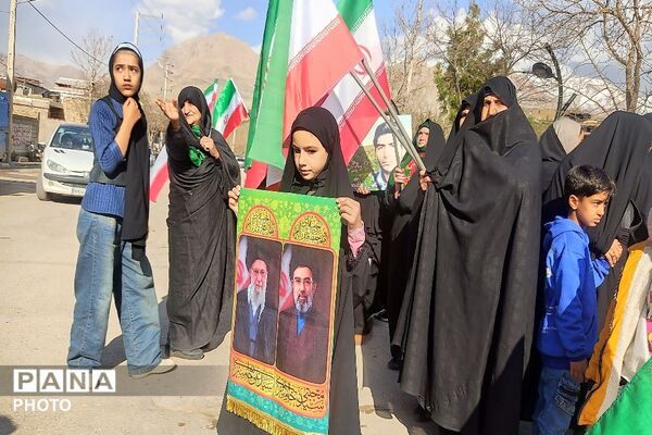 مراسم راهپیمایی اربعین شهادت قائد امت در شهر بار نیشابور-۱
