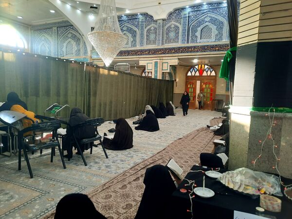 قرائت دعای ام داوود در مسجد جامع روستای مزده خلیل آباد