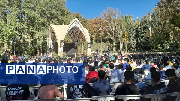  آیین افتتاحیه یادمان شهید دانش آموز اردوگاه باغرود نیشابور