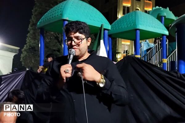 تجمع مردمی شهر صباشهر همزمان با مراسم شام غریبان  