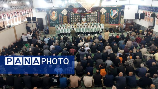 مراسم یادواره شهدا در روستای قراخیل قائمشهر