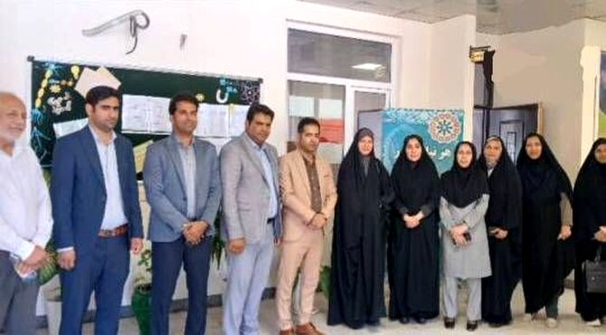 گردهمایی مدیران سمپاد در گلزار شهدای دانش‌آموز میناب