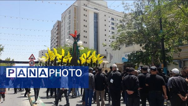 حال و هوای صحن و سرای رضوی در ایام سوگواری اباعبدالله الحسین (ع)