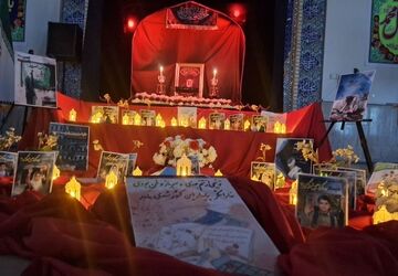 گرامیداشت چهلم شهدای میناب در ناحیه شش مشهد
