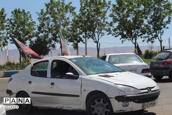 موکب‌های فاروج، میزبان زائران بدرقه رهبر شهید در مسیر مشهد
