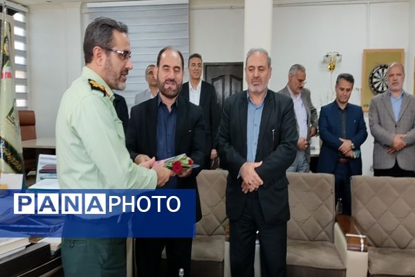 دیدار مدیرکل آموزش وپرورش اردبیل با فرمانده نیروی انتظامی استان 