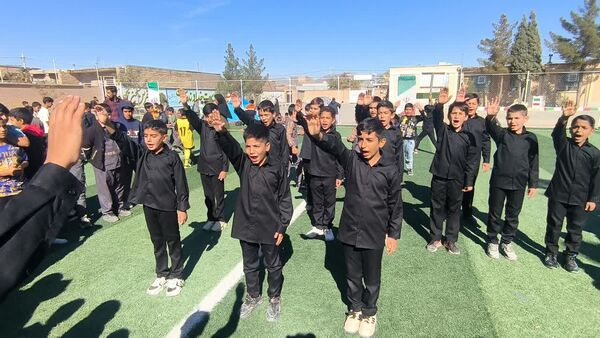 اردوی درون مدرسه ای روز دانش آموز در دبستان شهید پسندیده فدافن 