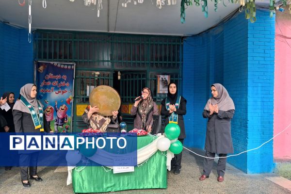 جشن ولادت امام زمان(عج) در دبستان عمار رباط‌کریم