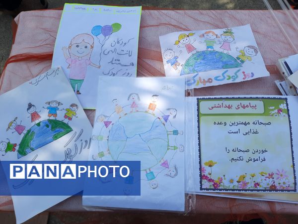 بمناسبت روز جهانی کودک برپایی جشنواره صبحانه سالم در دبستان پسرانه سرافراز ناحیه۷ مشهد