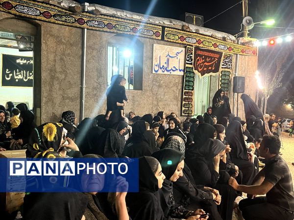 عزاداری دلسوختگان حسینی در روستای کرسگان