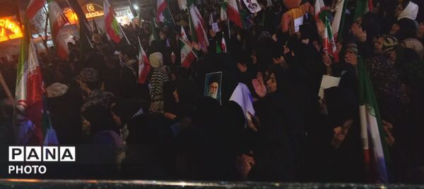 فریاد همبستگی از خیابان‌های نیشابور