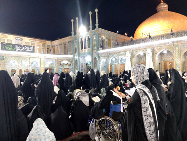مراسم نخستین شب قدر در حرم حضرت معصومه(س)