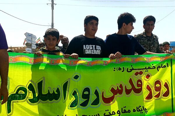 راهپیمایی روز قدس در سعدآباد