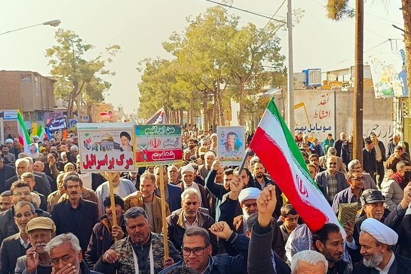 پتجمع گسترده و مردمی مردم ولایت مدار شهرستان خلیل آباد