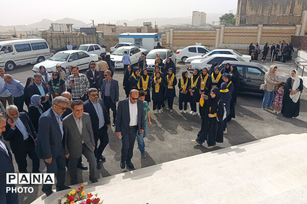 افتتاح آموزشگاه شش کلاسه خیرساز در روستای برمشور علیا