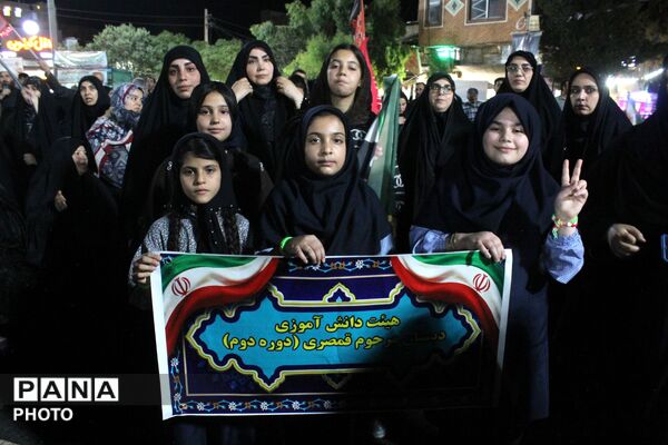  میدان بیعت دانش‌آموزان با سیدالشهدای انقلاب