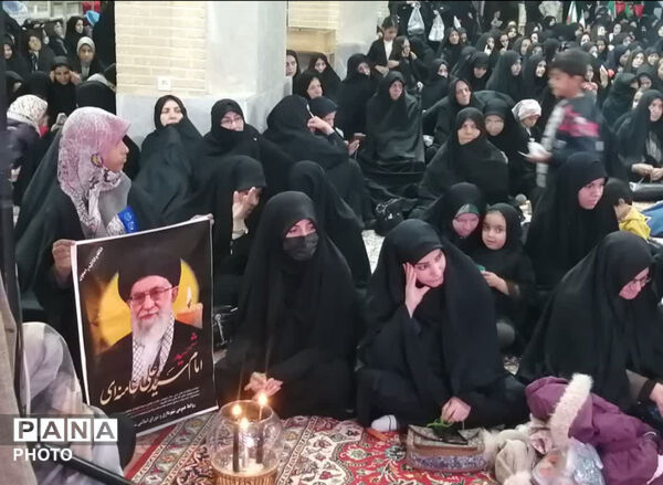 مراسم اربعین رهبر شهید انقلاب اسلامی در مسجد امام حسین (ع) خاتم