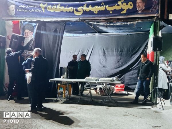 همبستگی مردم نیشابور در اجتماعات شبانه