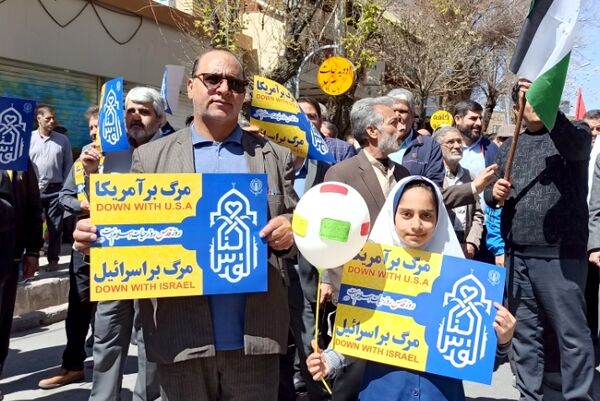 تجلی شکوه راهپیمایی روز قدس در آباده