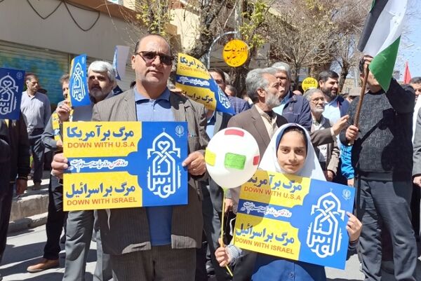 تجلی شکوه راهپیمایی روز قدس در آباده