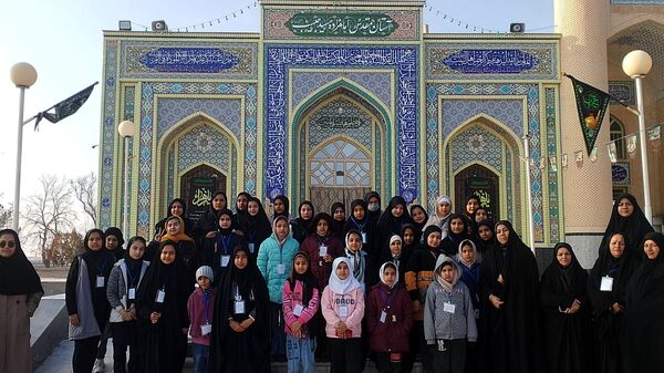 کاروان زیارتی دختران حضرت زهرا (س) در مشهد مقدس 