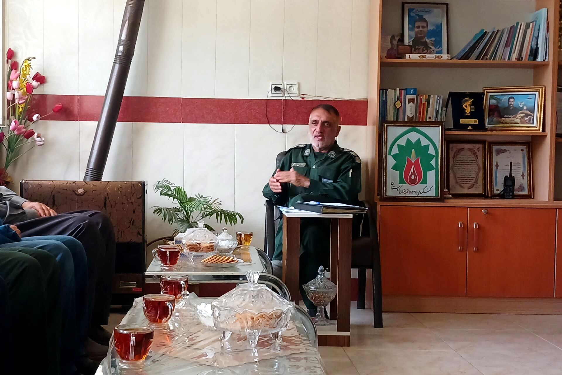 تأکید فرمانده سپاه کامیاران بر همکاری با رسانه‌ها در حوزه‌های فرهنگی و اجتماعی