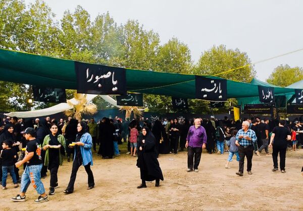 پیاده‌روی جاماندگان اربعین در میاندورود 