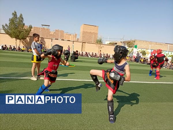 درخشش استعدادهای ورزشی و شور و شوق دانش آموزان دبستان شهید پسندیده فدافن