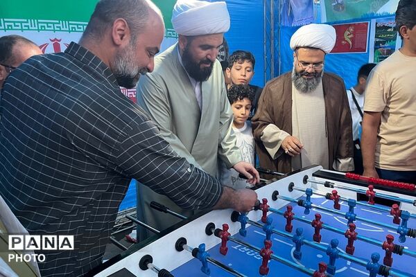 برپایی غرفه های مهدویت، فرهنگی هنری، بهداشت - سلامت، ورزشی و بسیج فرهنگیان در چهاردانگه