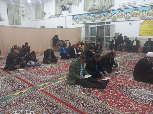 مراسم پرفیض نماز جماعت و دعای کمیل در روستای مهدی آباد خلیل آباد 