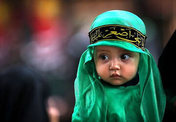 عهد اشک در قاسم‌آباد؛ مادران، علمدار خون علی‌اصغر(ع)
