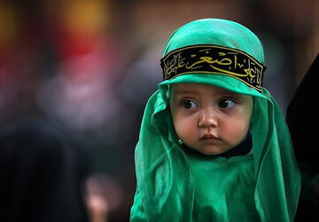 عهد اشک در قاسم‌آباد؛ مادران، علمدار خون علی‌اصغر(ع)