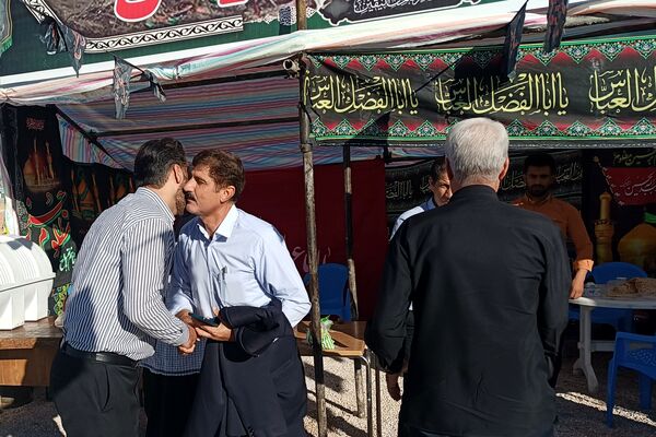 بازدید مدیر سازمان دانش‌آموزی کرمانشاه از موکب‌های اربعین حسینی 