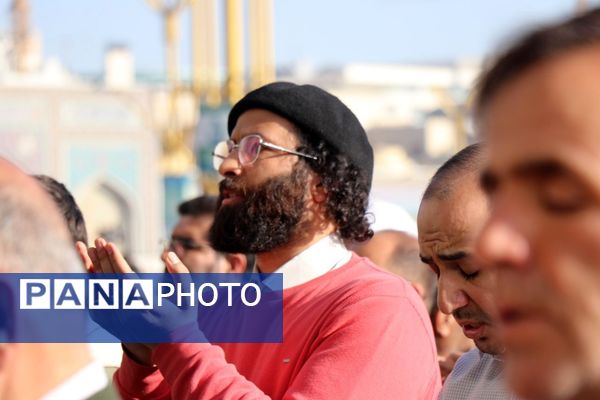 حرم مطهر رضوی، غرق در نوای مهمانان خدا