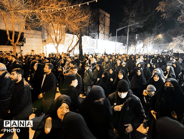 حضور ملت غیور بجنورد در شهرستان بجنورد  پی شهادت رهبر انقلاب 