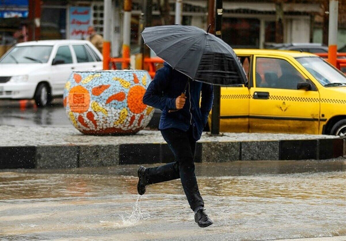 تشدید بارش‌های رگباری در برخی مناطق کشور