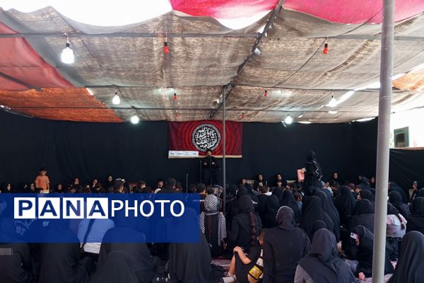 سوگواری سیدالشهدا در دبستان تربیت نصیر شهر