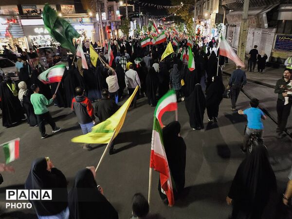 هفتاد و پنجمین اجتماع مردمی دفاع از وطن رجایی شهر کرج