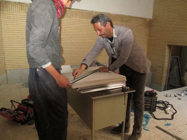 اجرای عملیات عمرانی در مدرسه‌ ابتدایی روستای مارکده