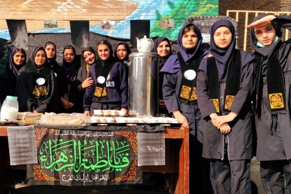 جلوه‌های عشق و ماتم فاطمی دانش‌آموزان ورامینی