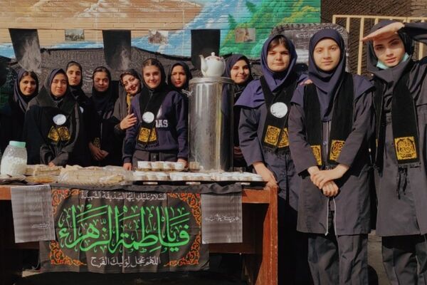 جلوه‌های عشق و ماتم فاطمی دانش‌آموزان ورامینی