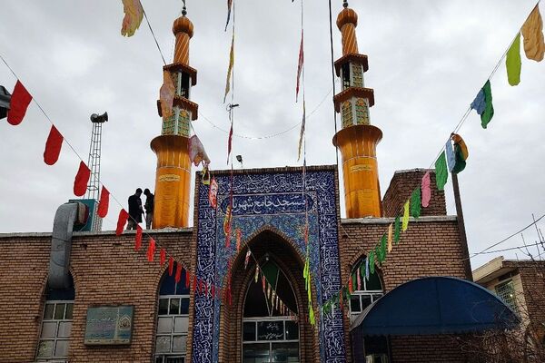 سفره ماه مهمانی خدا در مسجد جامع شهر بار