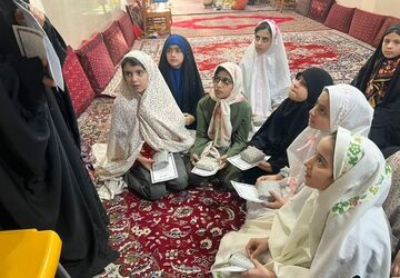 شب پایانی اعتکاف در مسجد جامع شهرک ینگی امام در ساوجبلاغ